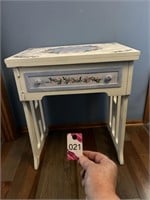 Hand Painted Sewing Machine Cabinet 263/4" W x...