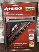 Husky 2 in 1 Extendable Square in Factory Package