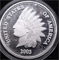 1 OZ .999 SILVER ROUND