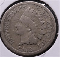 1862 INDIAN HEAD CENT  VG