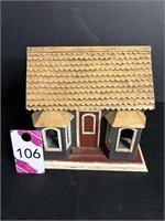 Miniature Doll House 61/2W x5"D x 6"H