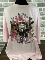 'In This Family Nobody Fights Alone' Breast Cancer