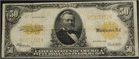 1922 50 $ GOLD CERTIFICATE VF