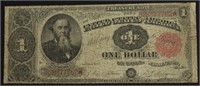1891  1$ TREASURY NOTE VG