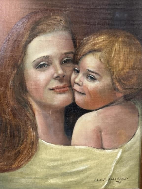 Mother & Child Oil on Canvas