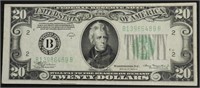 1934 20 $ FEDERAL RESERVE NOTE VF30 EPQ