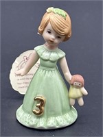 Growing Up Girl, Age 3 Figurine