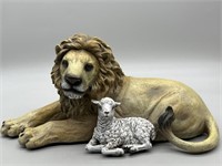 The Lion & The Lamb Figurine