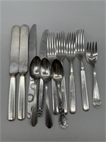 Selection of Flatware, some are Silver Plated