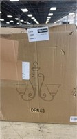 LORIN 2-LIGHT CLASSIC CHANDELIER. (CONDITION