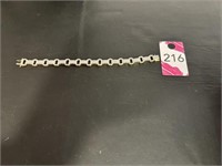 Sterling Silver Bracelet 4" Dia