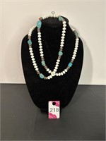 Costume Jewelry Necklace 21" Long