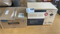 1 lot 1-small foldable charcoal grill./