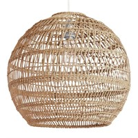 1 LOT, 2 World Market Round Bamboo Basketweave