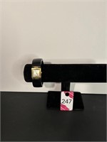 Kenneth Jay Lane Ladies Bangle Watch Black