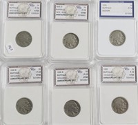 6// MIXED IGS  F12 BUFFALO NICKELS