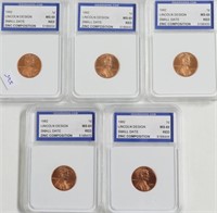 5// 1982 SM DATE IGS MS65 RED LINCOLN CENTS