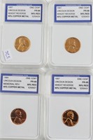 4// IGS PF68 RED LINCOLN CENTS