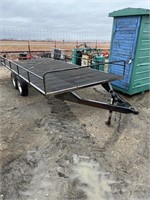 Trailer shopbuilt 6’8"x15’ mesh deck