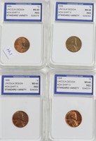 4// 1955 IGS MS65 RED LINCOLN CENTS