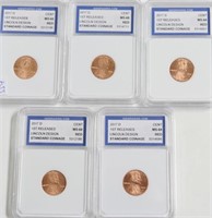 5// 2017 D IGS MS68 RED LINCOLN CENTS