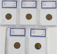 5// IGS GRADED COINS