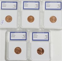 5// 1960 D IGS MS68 RED LINCOLN CENTS