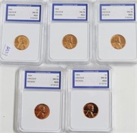 5// 1964 IGS PF70 RED LINCOLN CENTS