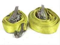 Pair of Heavy Duty 2" Ratchet Straps