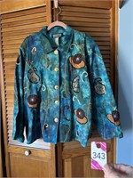 Indigo Moon Artsy Jacket 3X