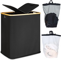 $55 Double Laundry Hamper with Lid
