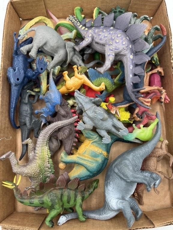 Vintage a dinosaur figures