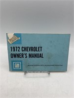 1972 Chevrolet owners manual