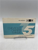 1975 Chevrolet owners manual