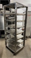 STAINLESS STEEL RACK ON WHEELS CUSTOM