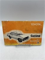 1976 Toyota, Corona owners manual