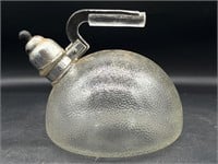 Vintage Glass Kettle 7.5” Tall