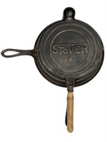 Stover 8 Cast Iron Waffle Iron