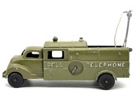 Vintage Hubley Bell Telephone Metal Toy Truck 12”