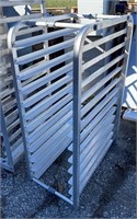 ALUMINUM PAN RACK 12 TIER 13" X 26"