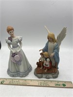 Home Interiors Porcelain Angel figure and
