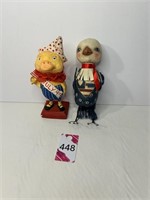 Whimsical Holiday Folk Art 4th July Statue & Misc.