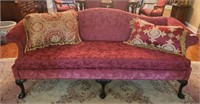 BALL AND CLAW VICTORIAN STYLE SOFA