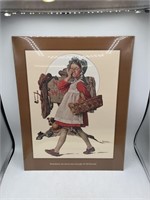 20 X 16 NORMAN ROCKWELL PRINT No Swimming  NEW /
