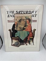 20” x 16” sealed The Saturday evening post print