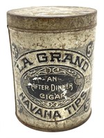 Antique La Grand Cigar Tin 5”