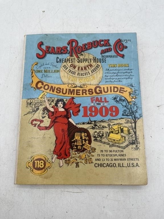 Reproduction Sears and Roebuck, 1909 catalog Fall