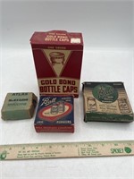 Vintage Ball jar rubbers and atlas lids and