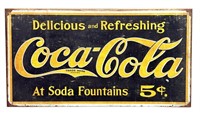 Coca-Cola Metal Sign 16” x 8.5”