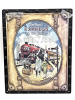 Continent Express to the Orient Metal Sign 11” x